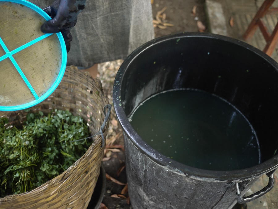 indigo process removing bundles