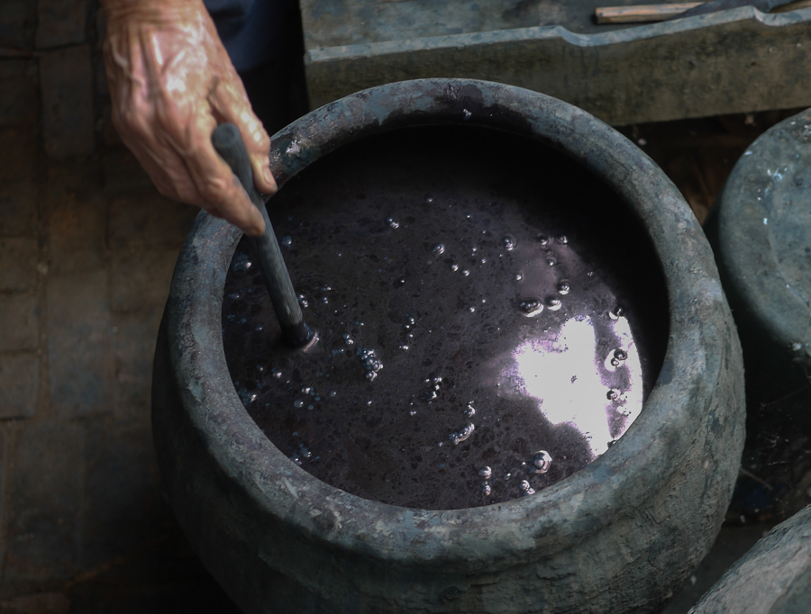 indigo Preparing the vat