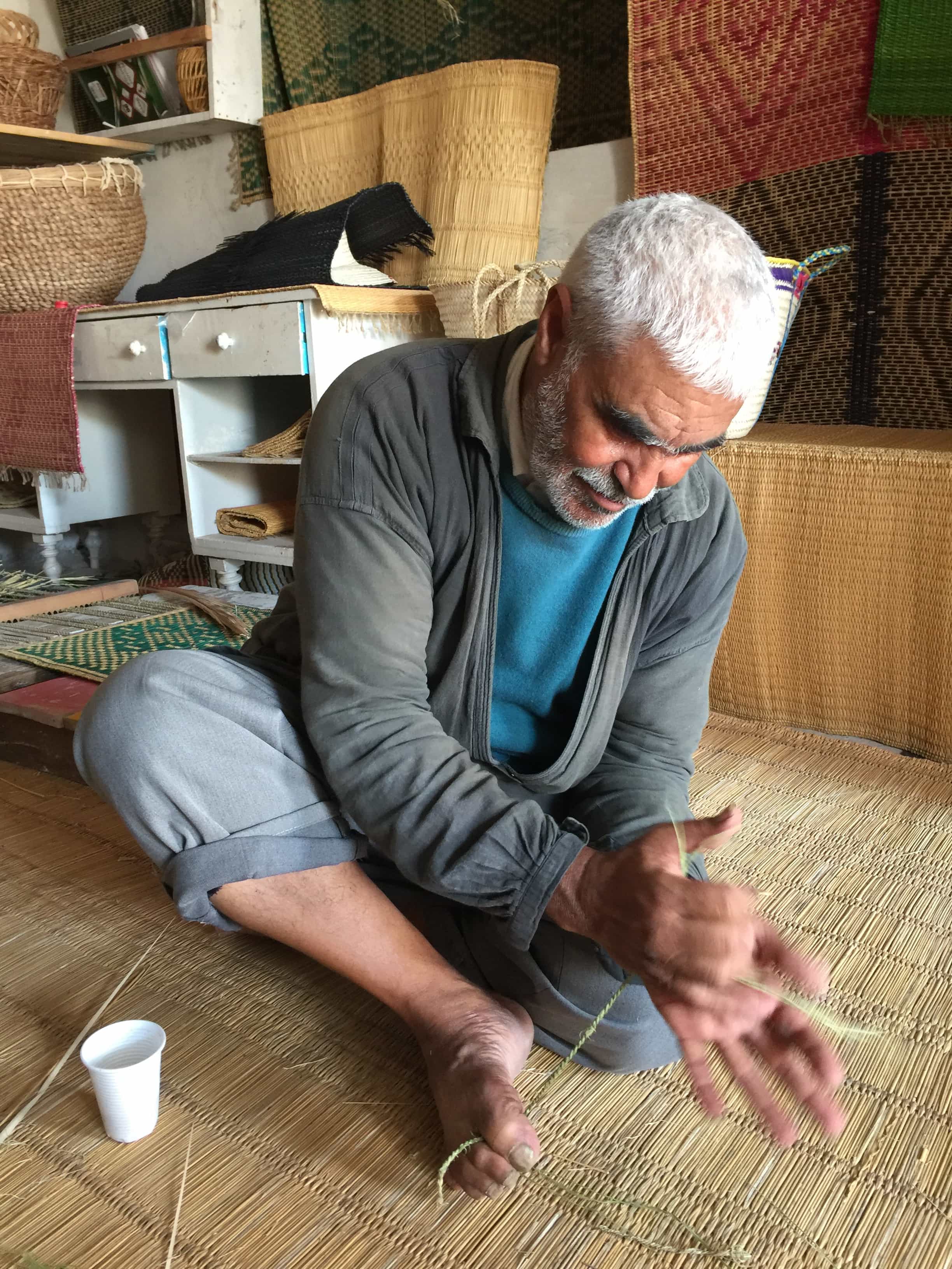 Tunisian Basketry — Weaving