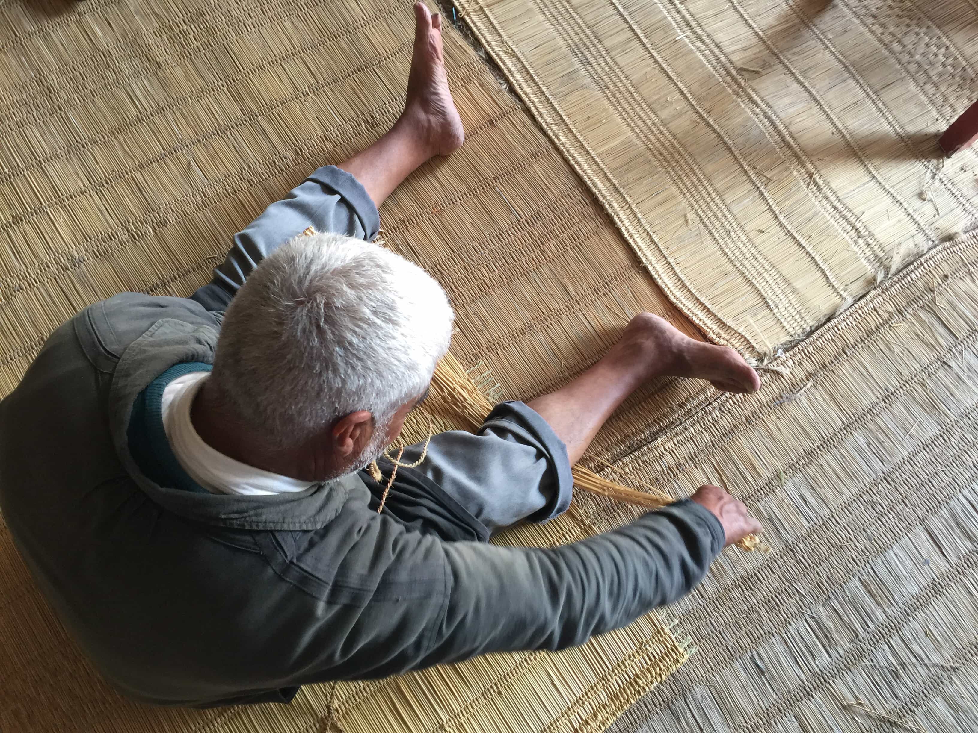 Tunisian Basketry — Overhead