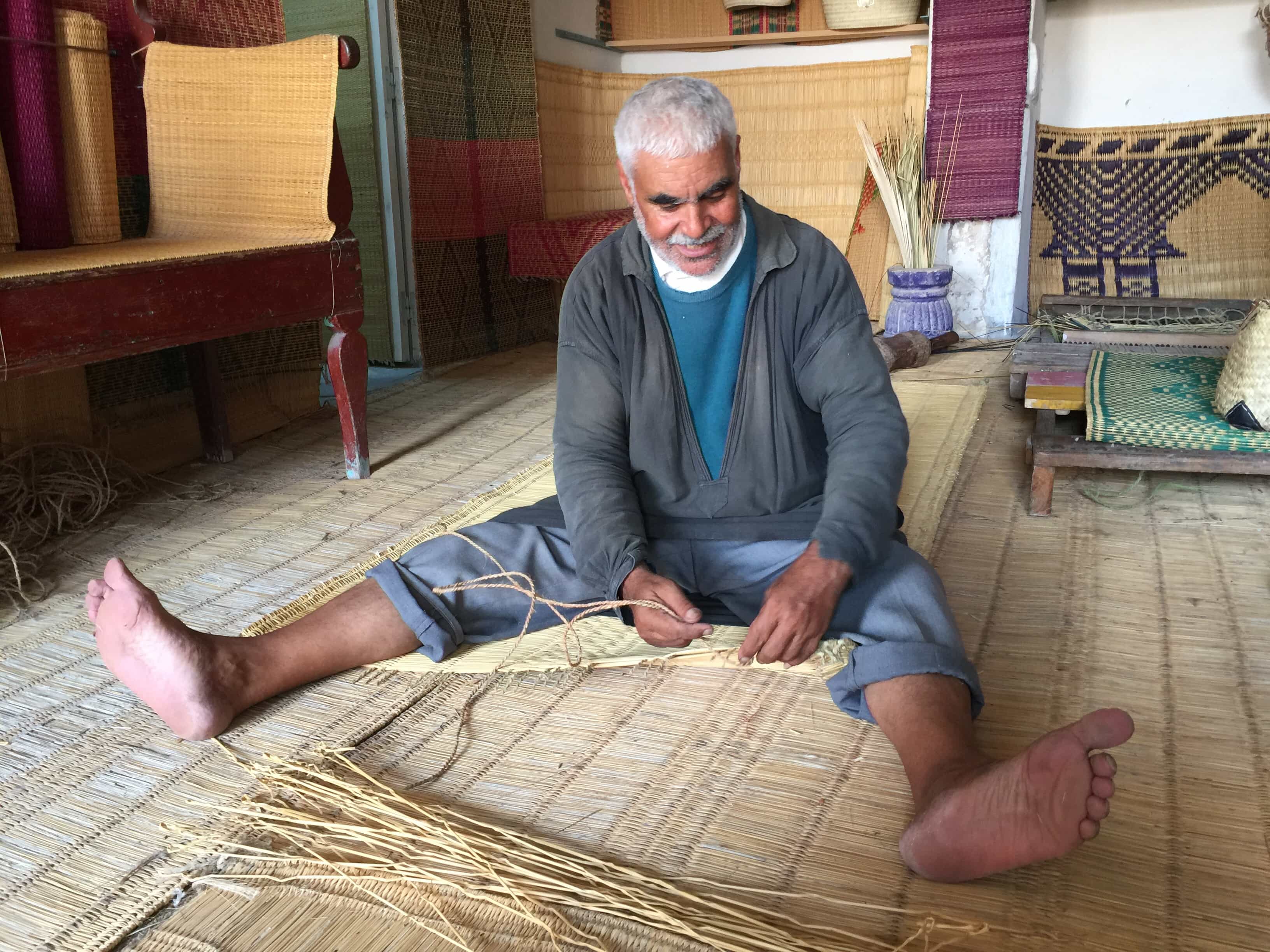 Tunisian Basketry — Studio Scene