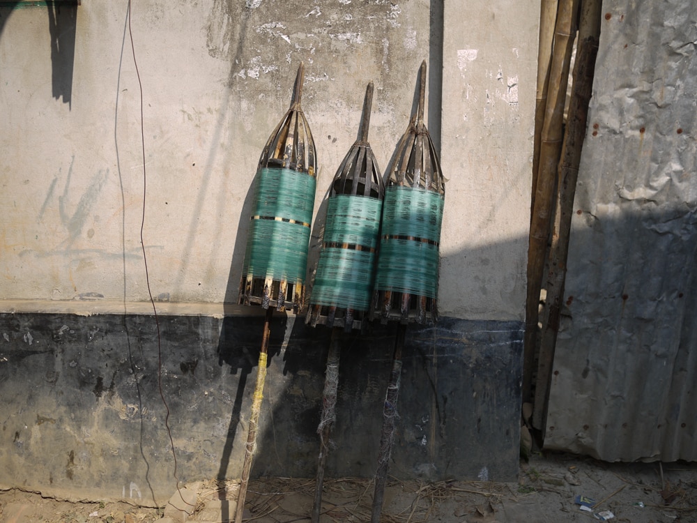 Weaving factory scene in Demra-Narayanganj – Handmade Textiles of Bangladesh