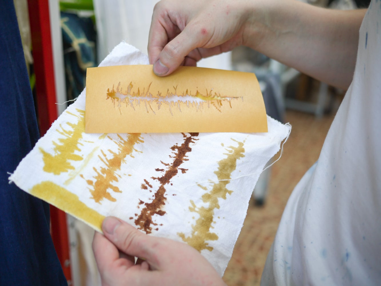 Slowstitch Studio Shibori – Natural Dyestuff Tests