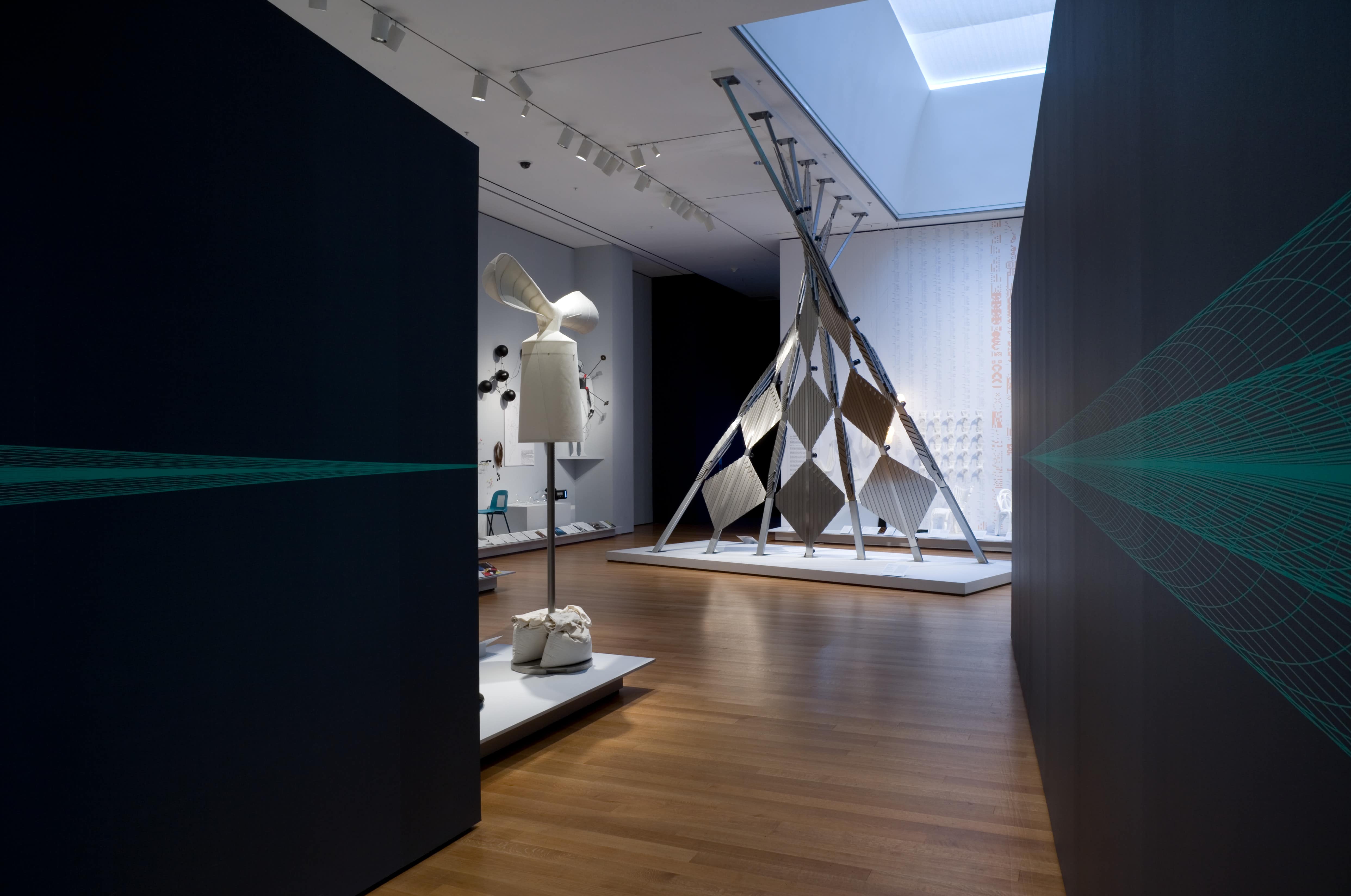 Installation view of the exhibition Design and the Elastic Mind