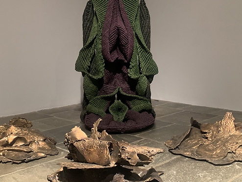 Installation view of Phenomenal Nature, Mrinalini Mukherjee at The Met Breuer, 2019. (Photo: Fariba Salma Alam)