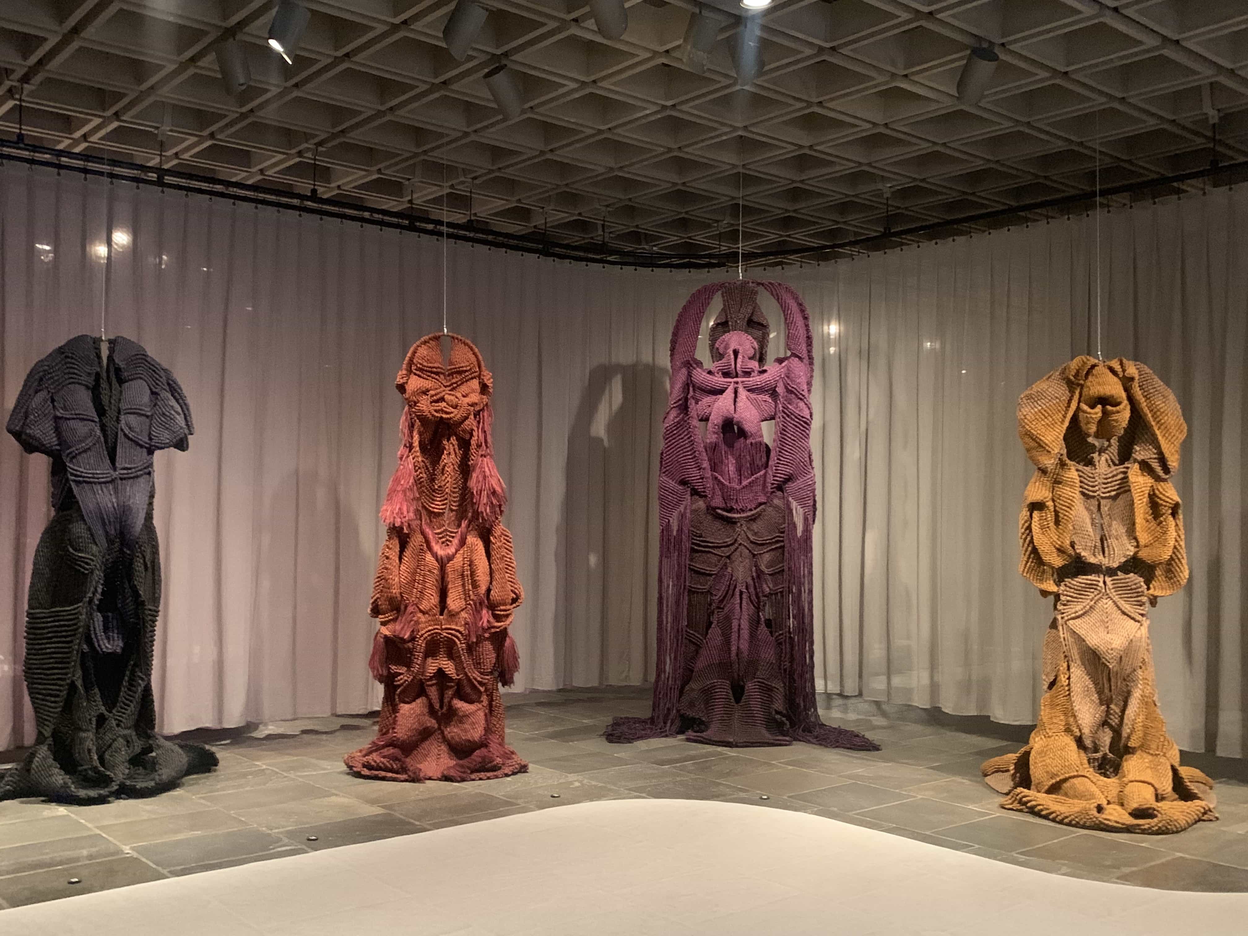 Installation view of Phenomenal Nature, Mrinalini Mukherjee at The Met Breuer, 2019. (Photo: Fariba Salma Alam)