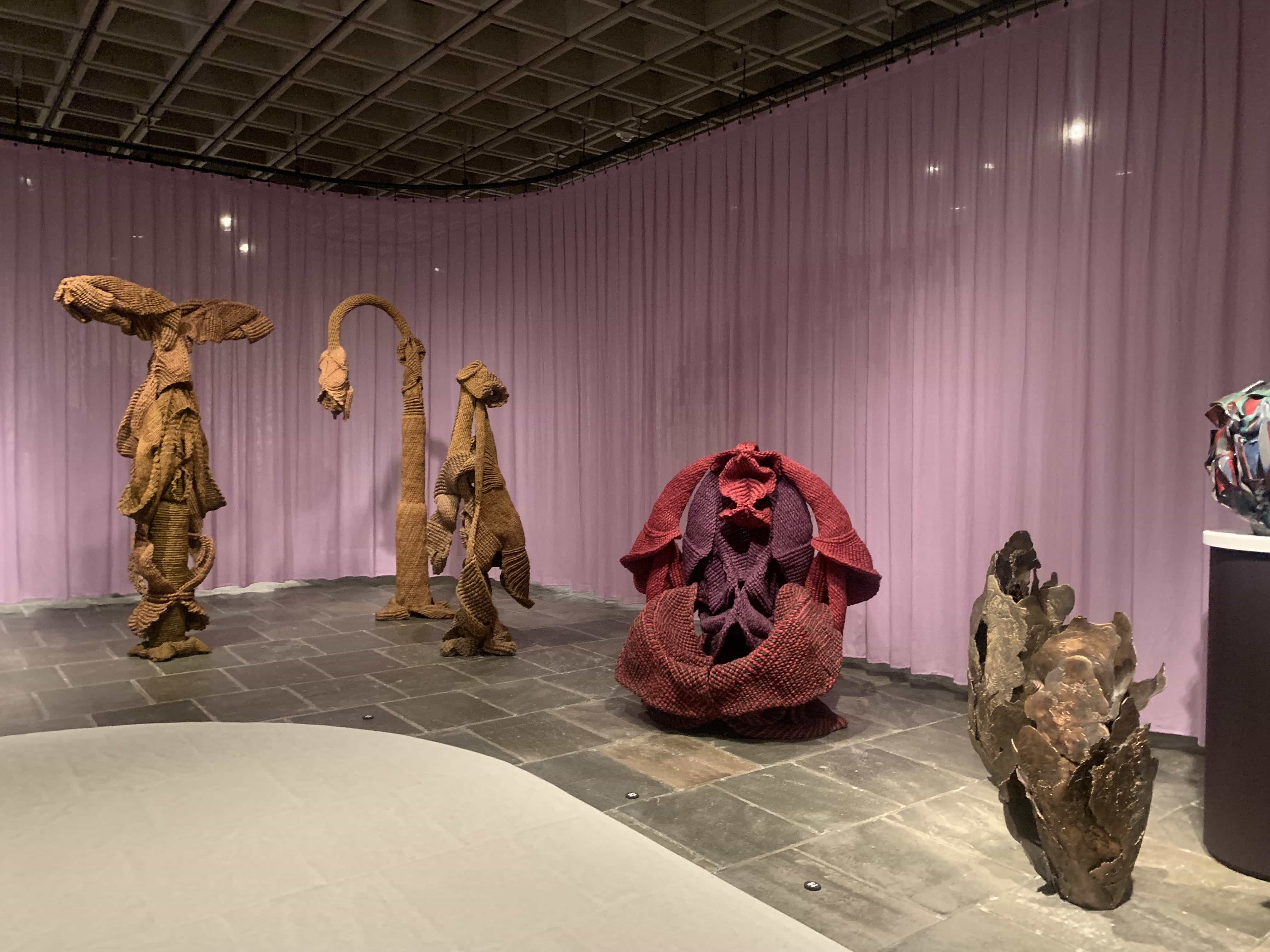 Installation view of Phenomenal Nature, Mrinalini Mukherjee at The Met Breuer, 2019. (Photo: Fariba Salma Alam)