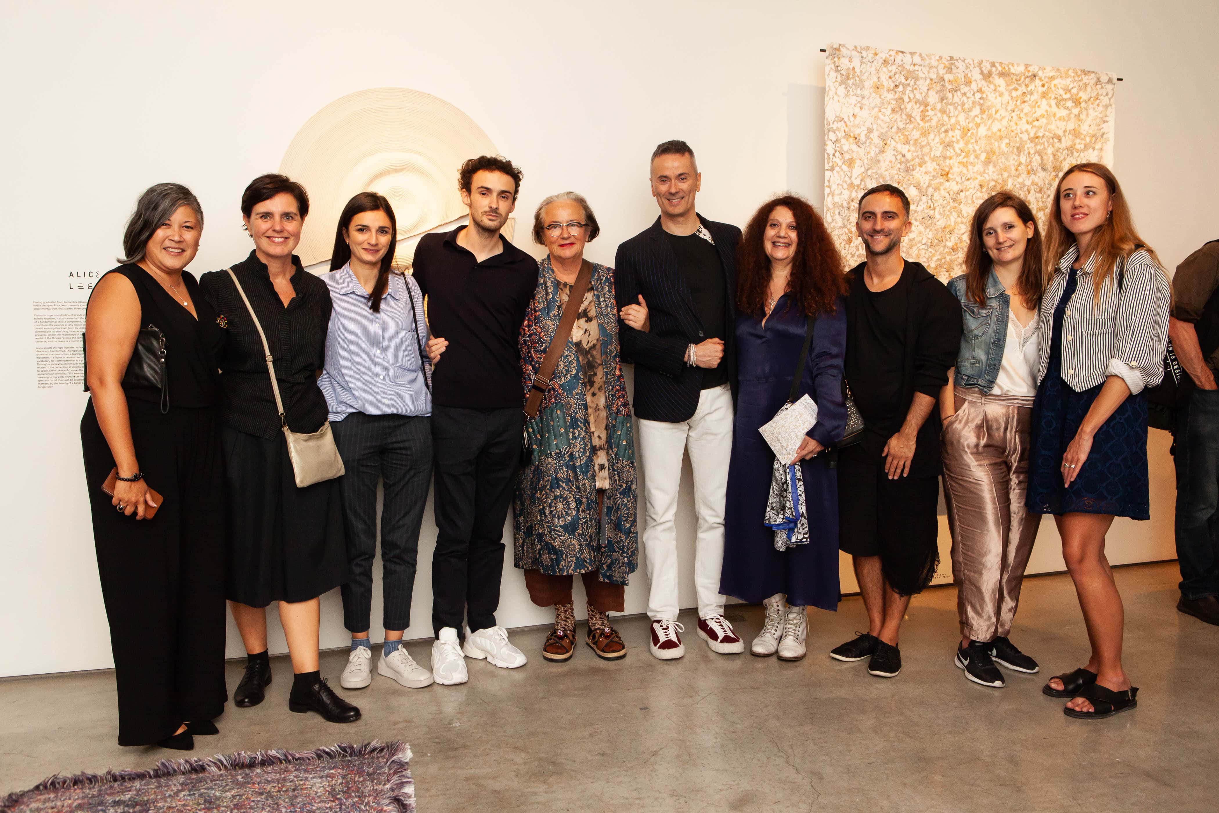 Exhibition opening of Textiles Reveled. (Photo Courtesy of Belgium is Design)