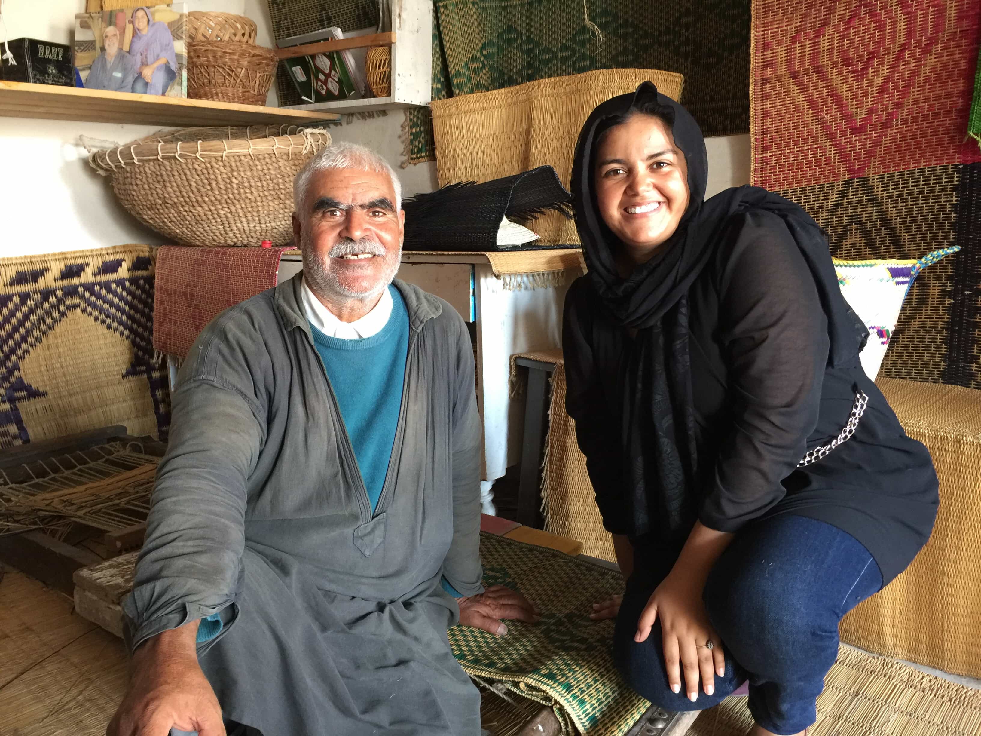 Tunisian Basketry — Father and Daughter