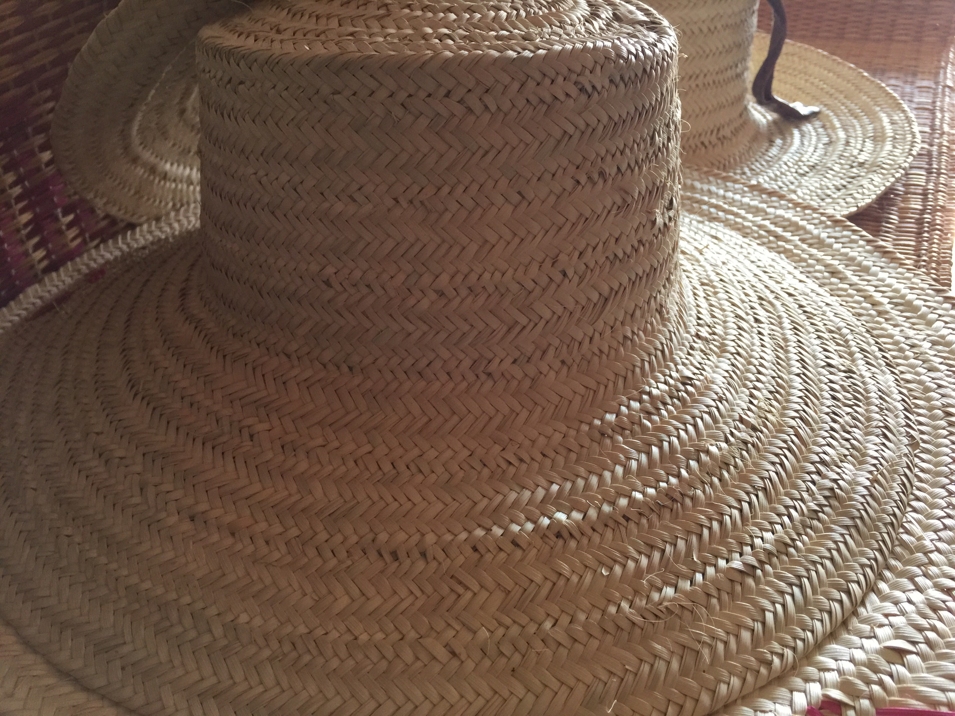 Tunisian Basketry — Hat Detail