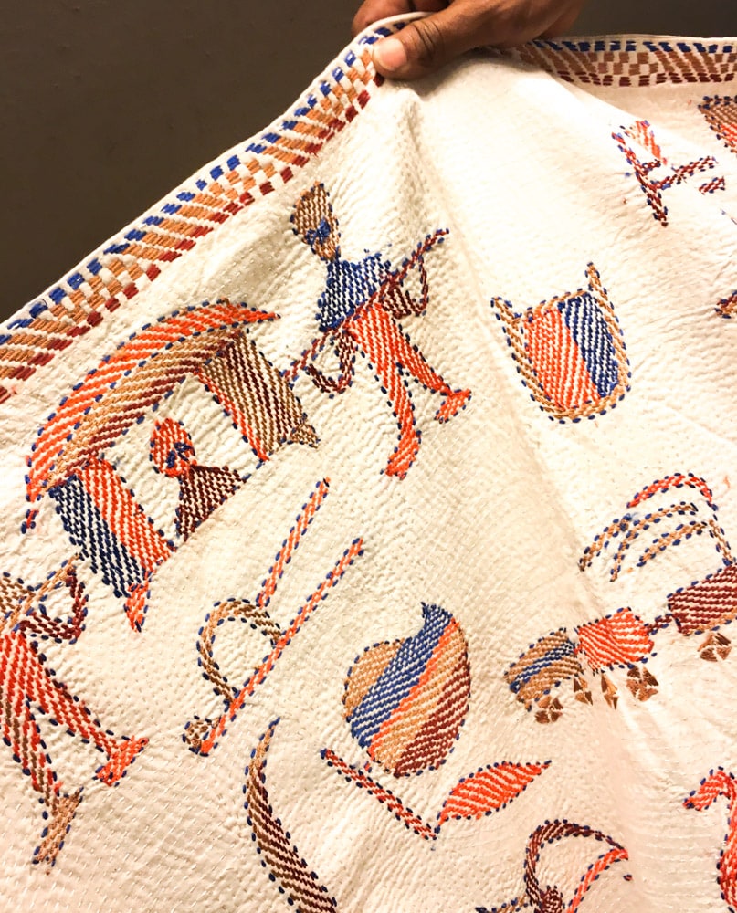 Aranya nakshi kantha – Handmade Textiles of Bangladesh