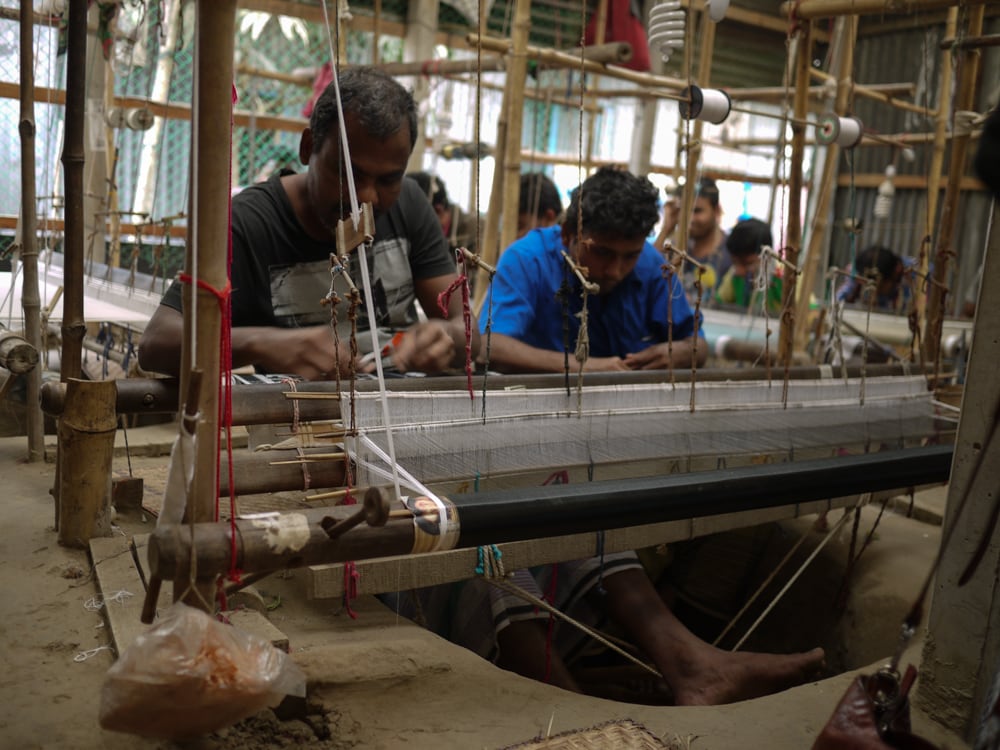 Jamdani weaving loom– Handmade Textiles of Bangladesh