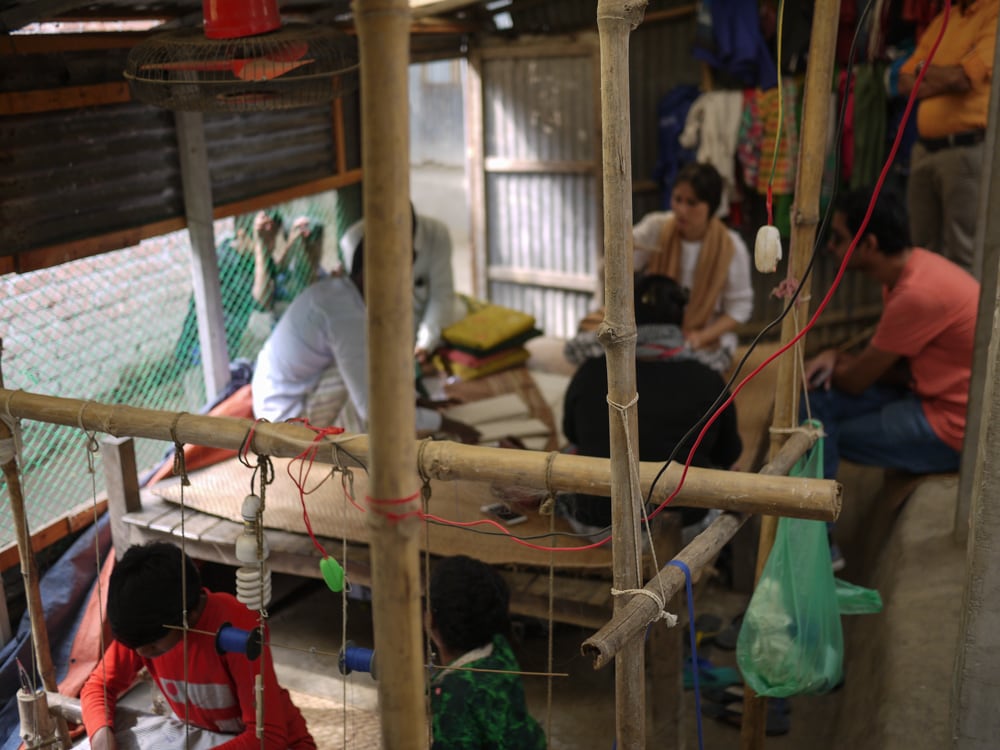Jamdani weaving workshop – Handmade Textiles of Bangladesh