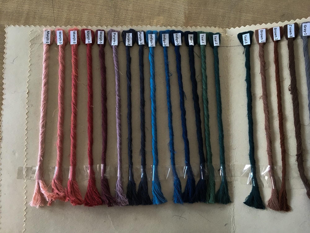 Aranya's natural dye palette – Handmade Textiles of Bangladesh