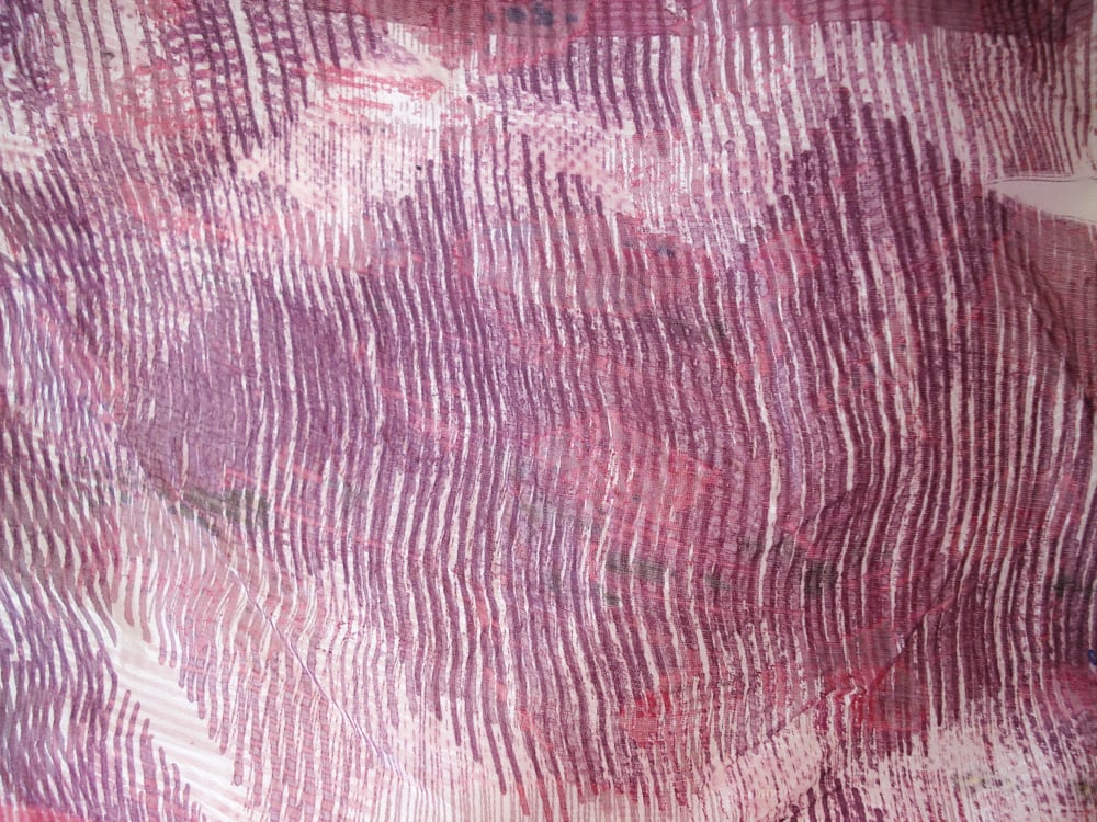 Organic Prints — Natural Dye Silk Screen Print