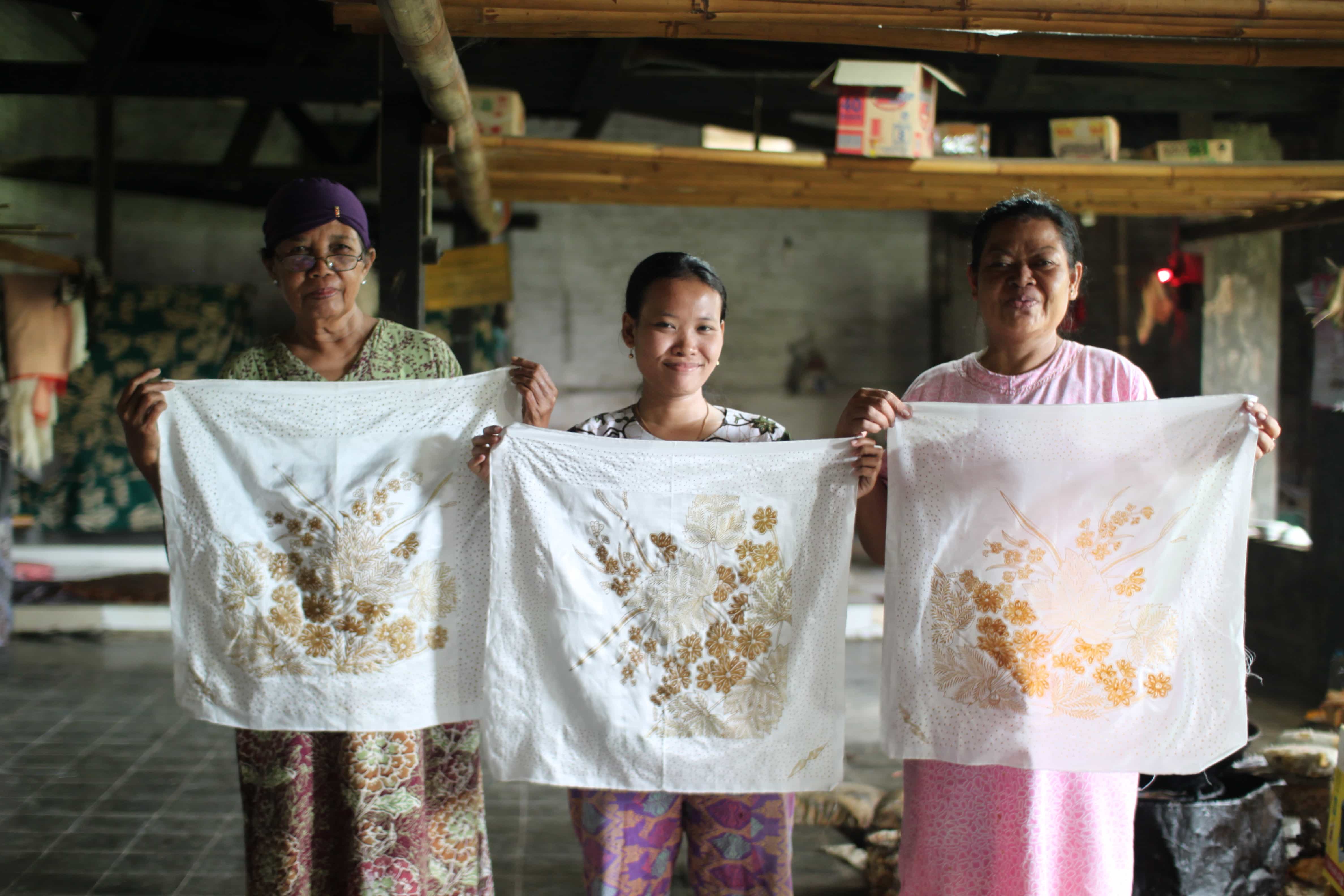 Indonesian Batik Workers