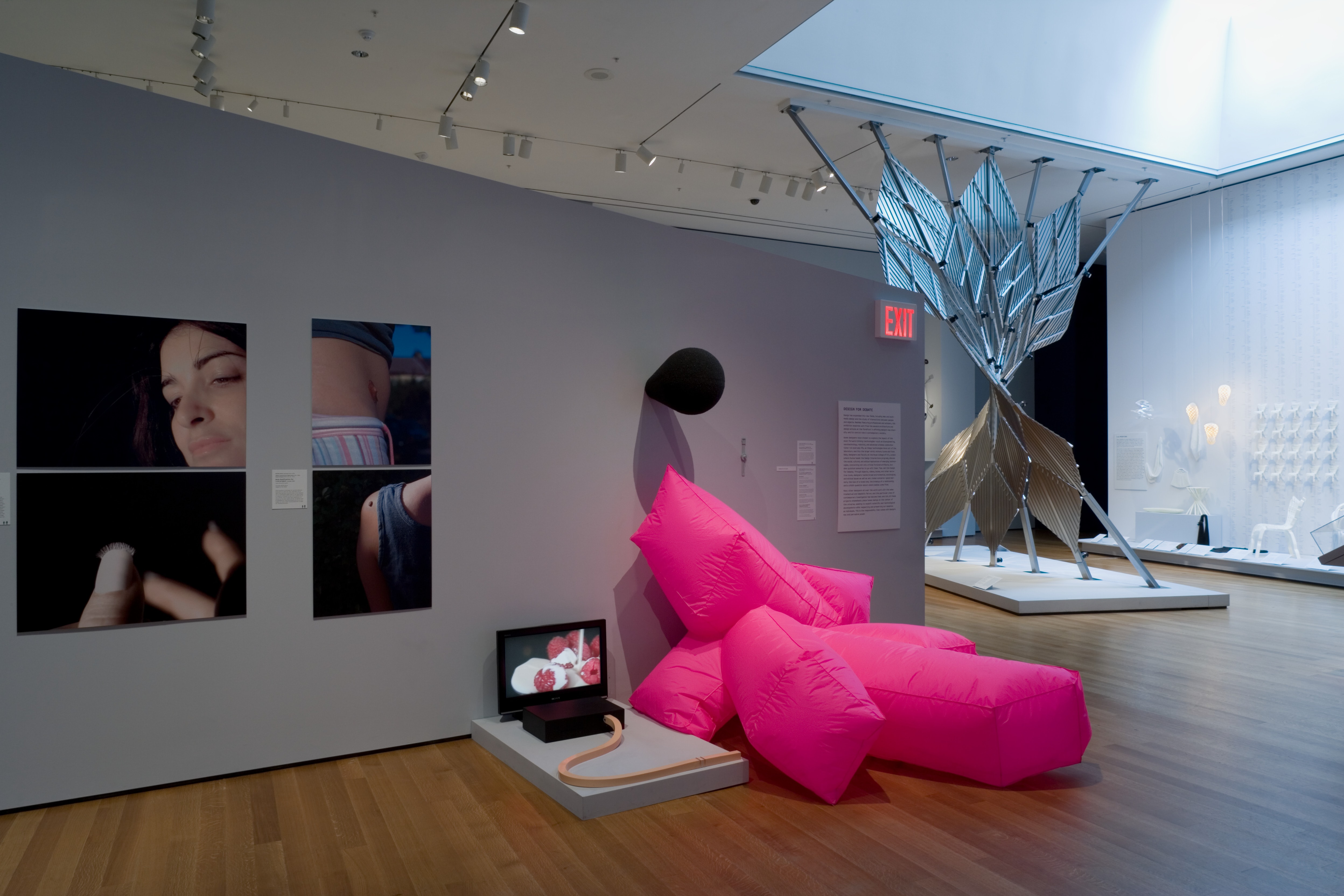 Installation view of the exhibition Design and the Elastic Mind