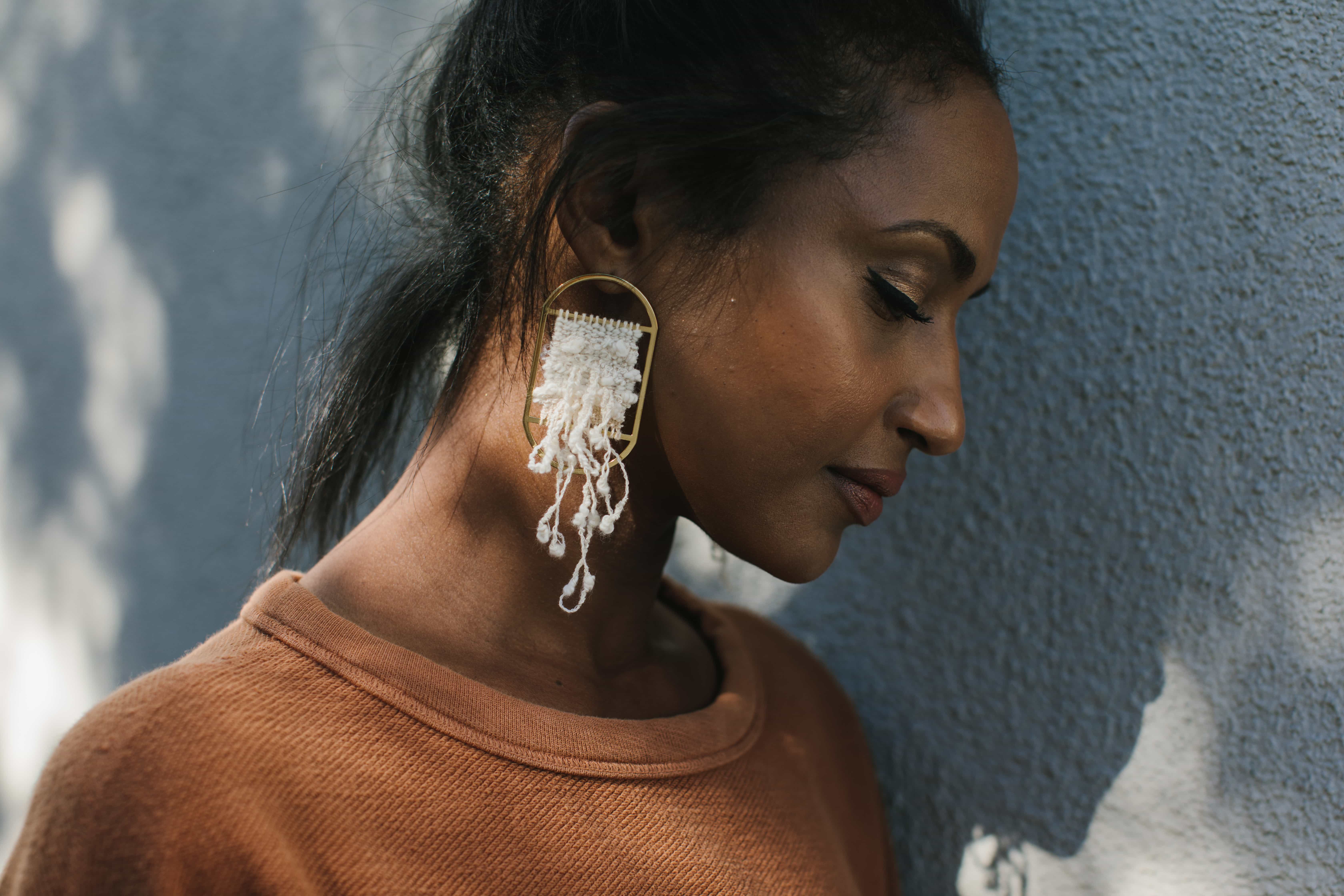 Woven Earrings — Looped Together